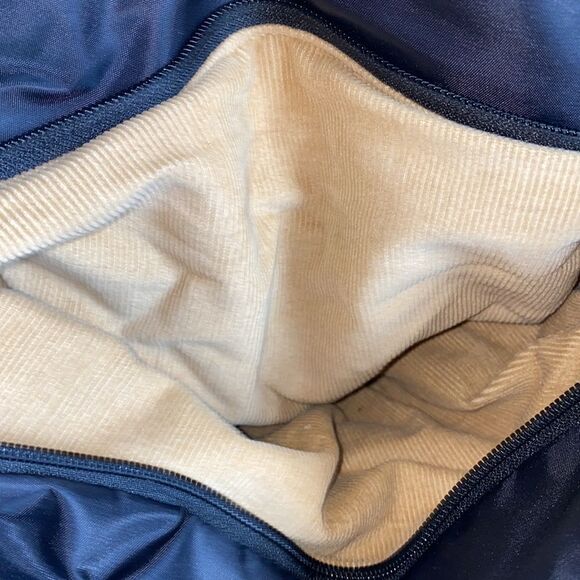 DAVID & SCOTTI Triple Compartment Black Nylon Hobo - Picture 9 of 11